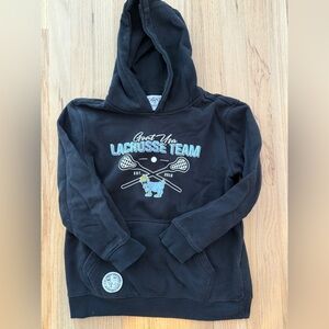 Kids Lacrosse Team Black Hoodie